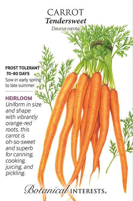 Tendersweet Carrot Seeds
