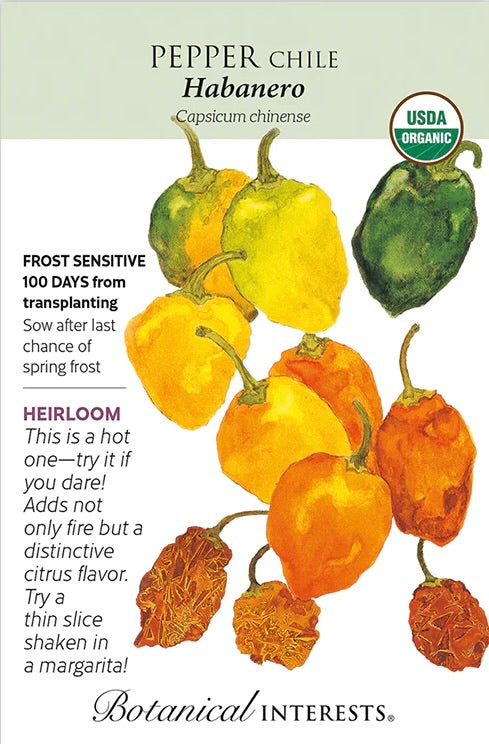 Habanero Chile Pepper Seeds