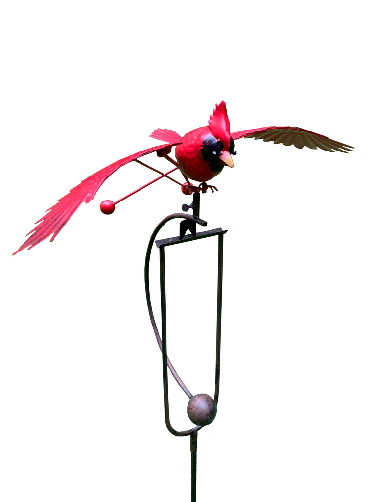 Metal Bird Rocker Stake