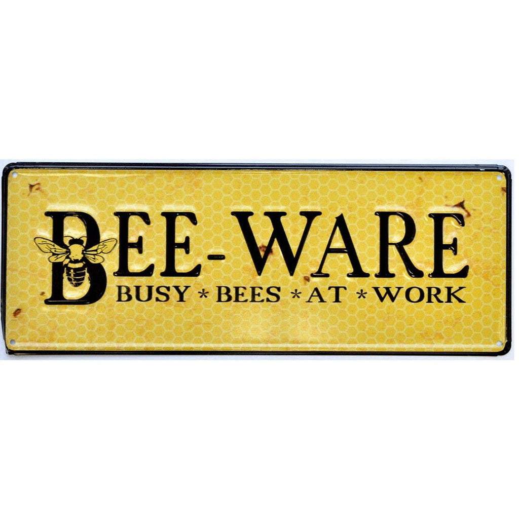 Bee-Ware 3D Metal Sign - 16*6 In