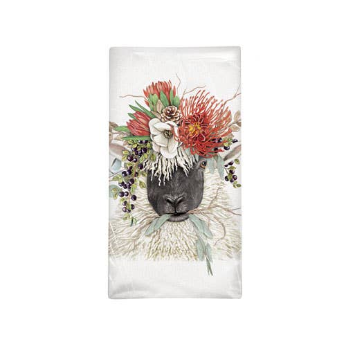 Sheep Protea Crown Bagged Towel