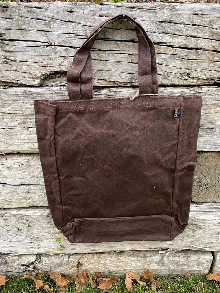 Waxed Canvas Shopping Bags