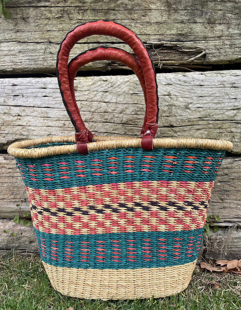 V-Shaped Two Handled Shopping Basket