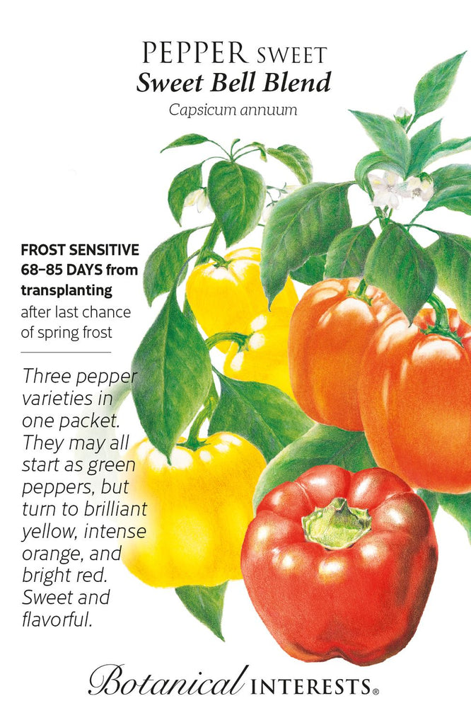 Sweet Bell Blend Pepper Seeds