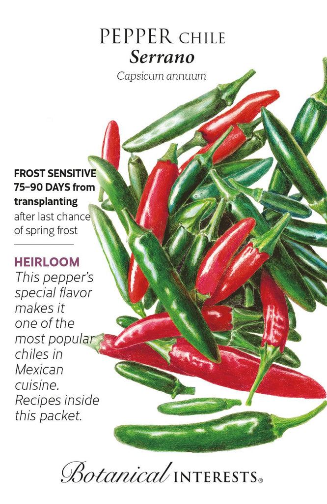 Serrano Chile Pepper Seeds