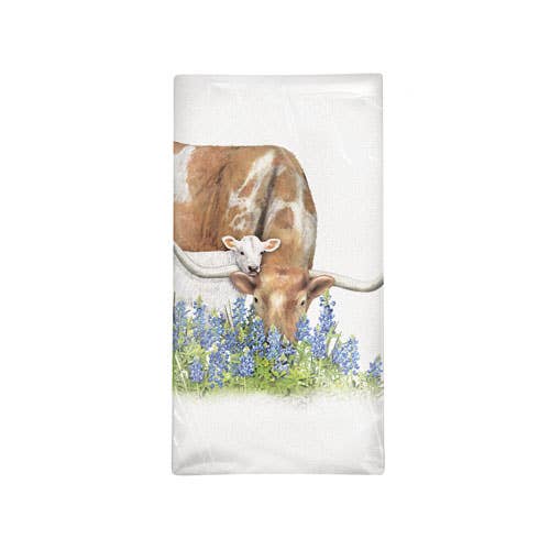 Longhorn & Calf Bagged Towel