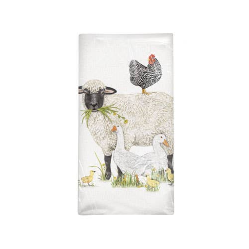 Sheep Geese Bagged Towel