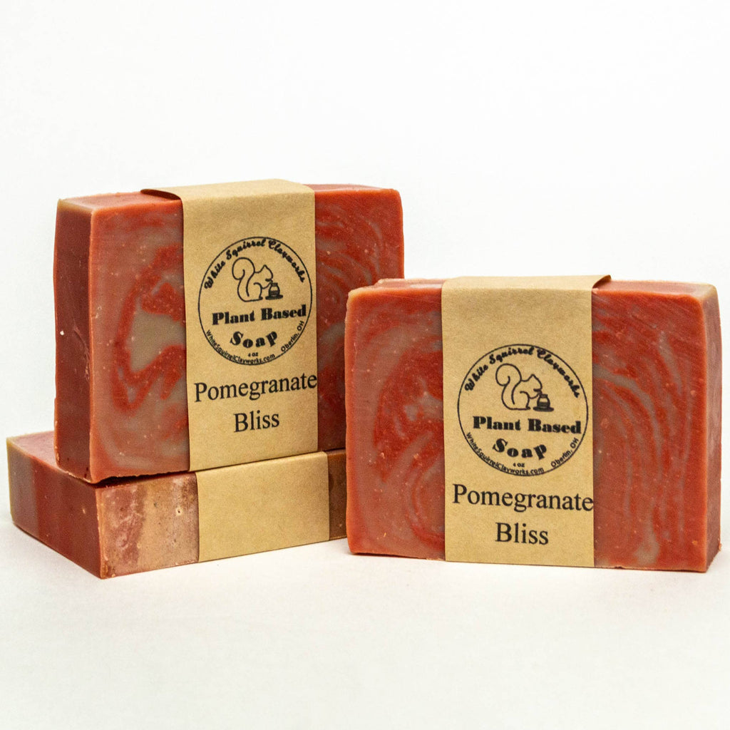 Pomegranate Bliss -All Natural Handmade Vegetable Based Soap