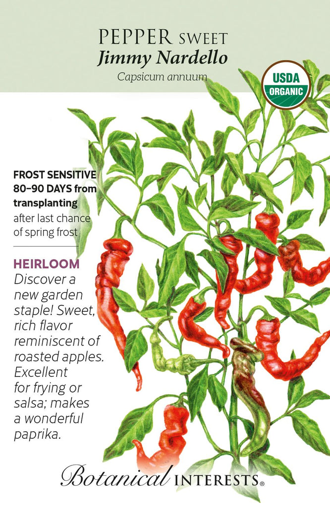 Jimmy Nardello Sweet Pepper Seed