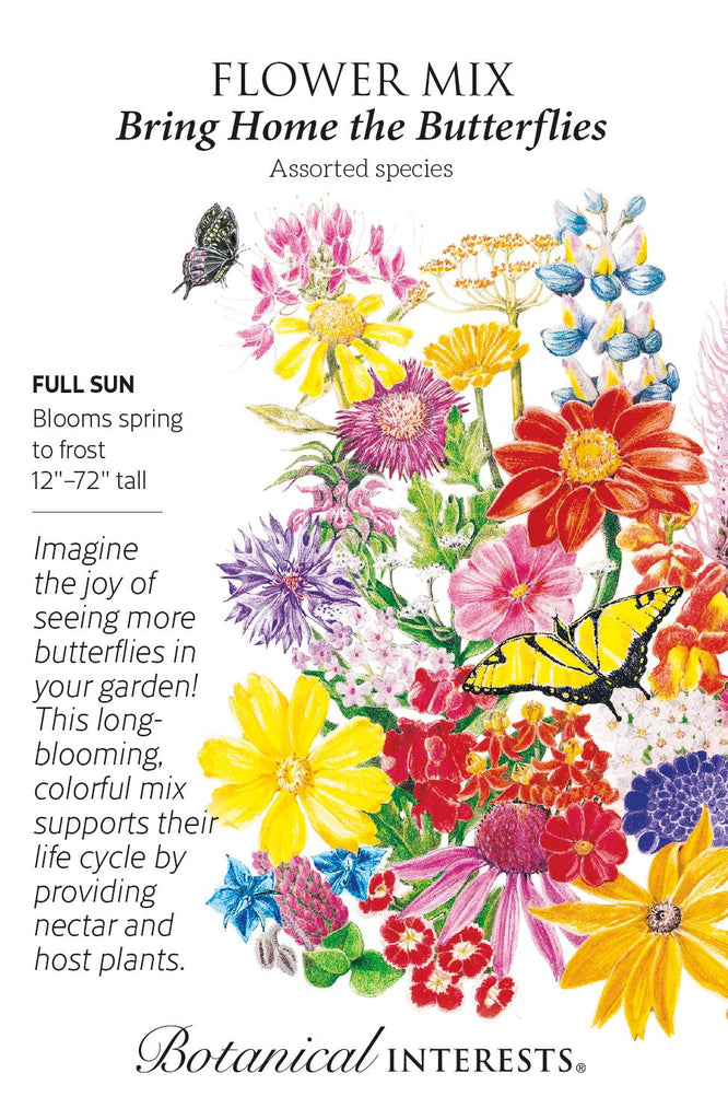Bring Home the Butterflies Flower Seed Mix