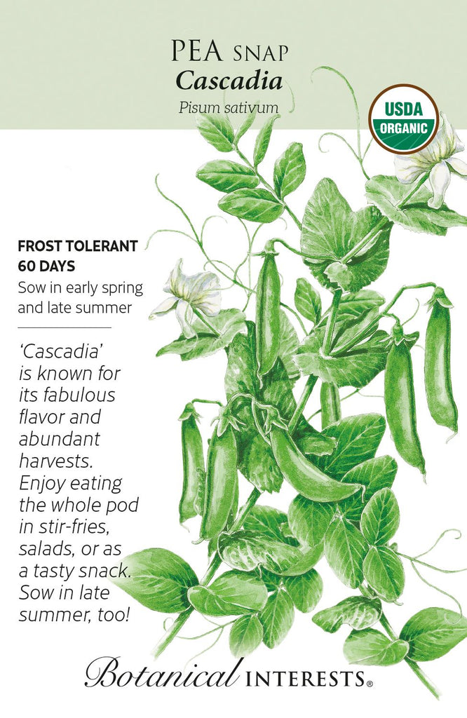 Cascadia Snap Pea Seed