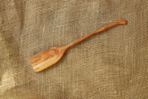 Hand Carved Wooden Scoop Spoon