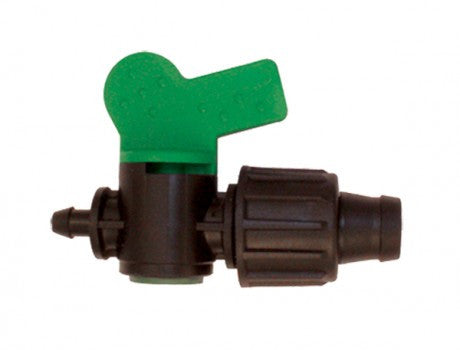 Drip Tape 1/4" Barb with Valve