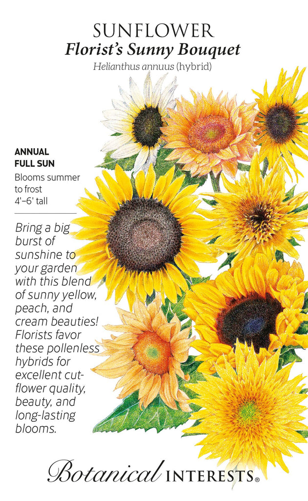 Florist's Sunny Bouquet Sunflower Seeds