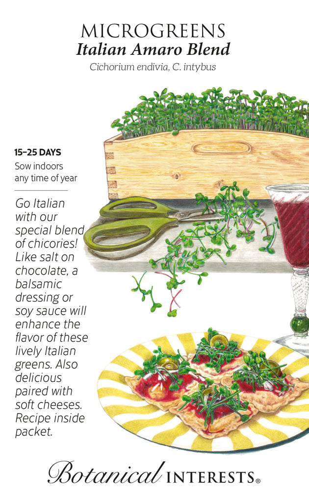 Italian Amaro Blend Microgreen Seeds