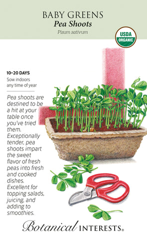 Pea Shoots Baby Greens Seeds