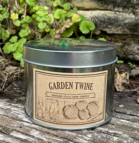 Garden Twine in Metal Canister