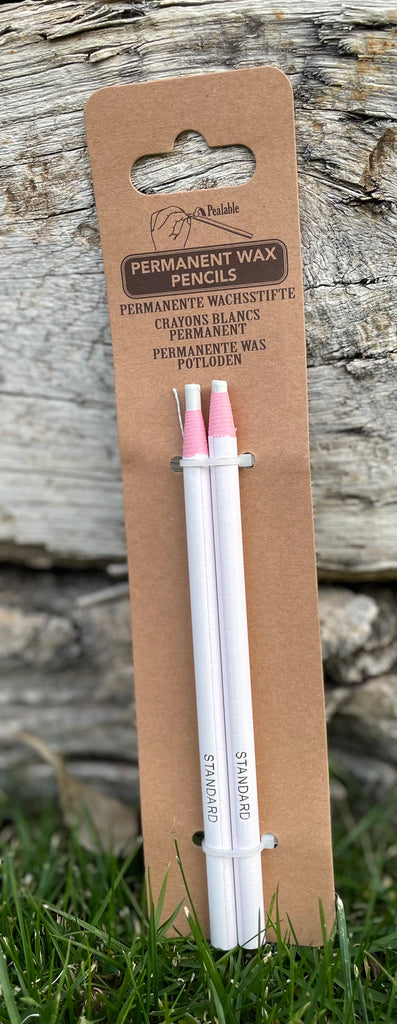 Permanent Wax Pencils Set of 2