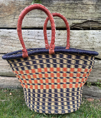 V-Shaped Two Handled Shopping Basket