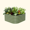 17" Tall 4 In 1 Small Modular Metal Raised Garden Bed Kit