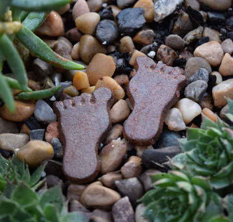 Miniature Feet Stepping Stones