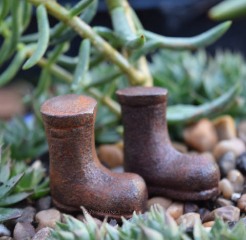 Miniature Garden Boots