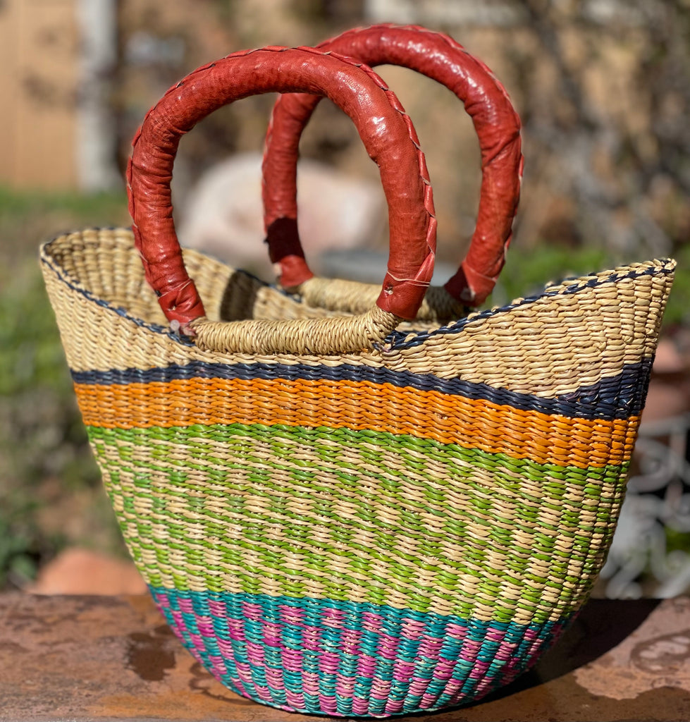 Mini Yikene Tote Two Handle Basket