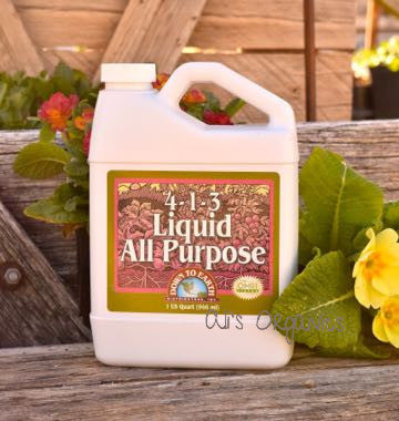 All Purpose Liquid 4-1-3 Organic Fertilizer DTE