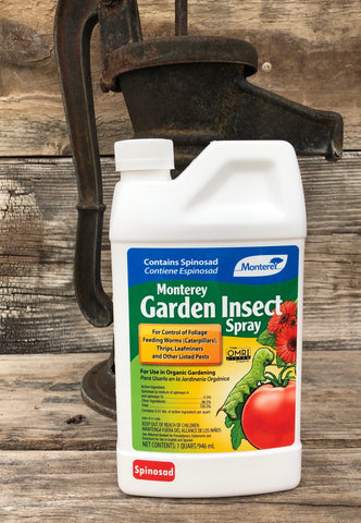 garden insecticide spray Monterey Garden Insect Spray Spinosad 1 Quart