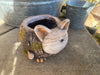 Animal Planters Faux Wood