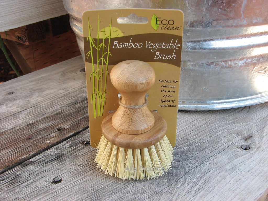 Bamboo Vegetable & Dish Brushes